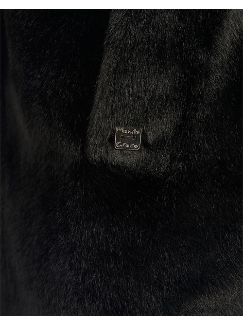 Cappotto Crossover In Eco-Pelliccia Con Maniche Ampie MANILA GRACE | E175PUMA001